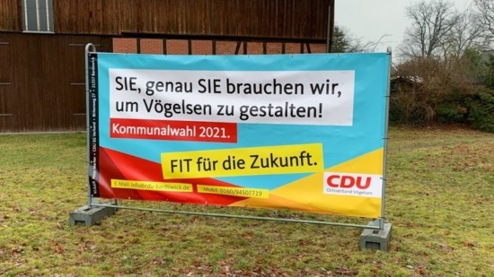 Wahlwerbung CDU