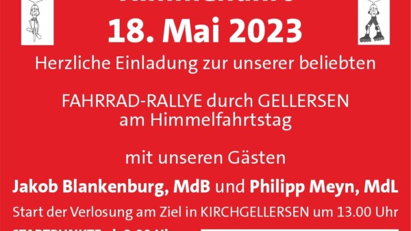 Plakat Fahrradrallye